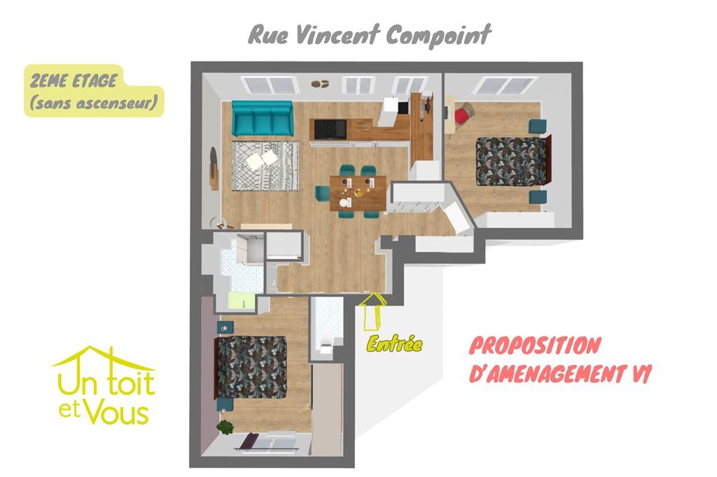 appartement 3 pièces en vente sur PARIS (75018)