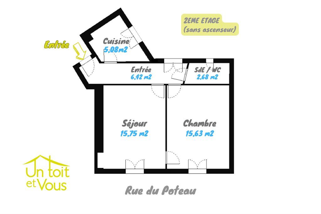 appartement 2 pièces en vente sur PARIS (75018)