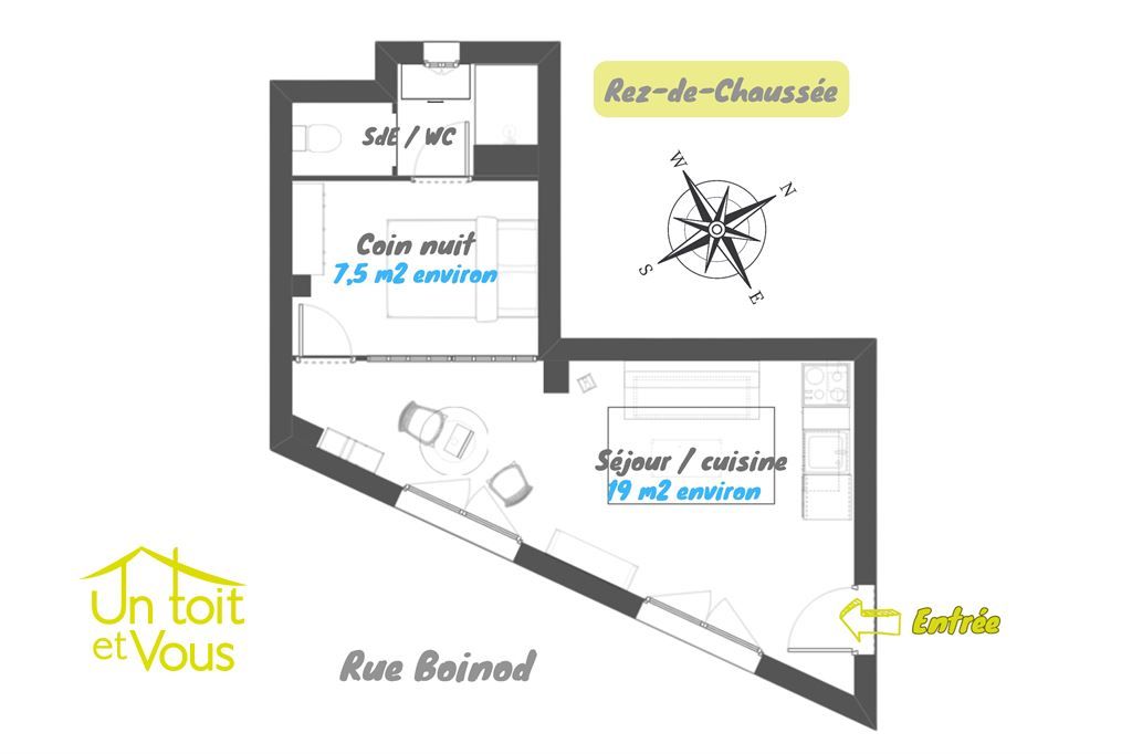 appartement 2 pièces en vente sur PARIS (75018)