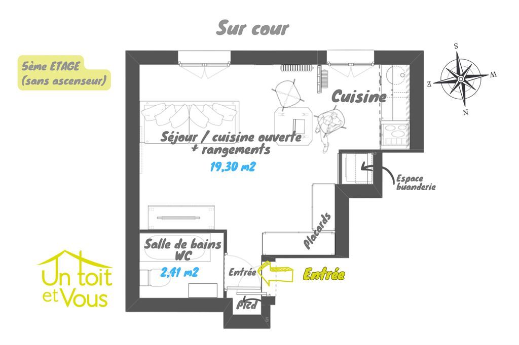 appartement 1 pièce en vente sur PARIS (75018)