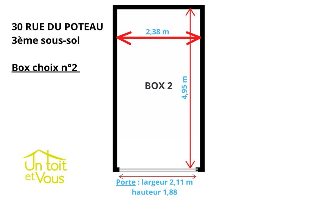 box en location sur PARIS (75018)