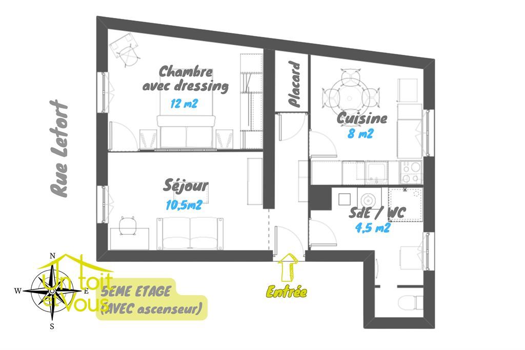 appartement 2 pièces en vente sur PARIS (75018)
