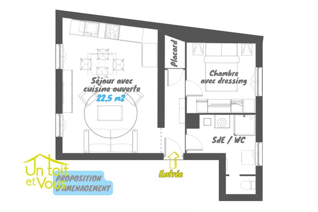 appartement 2 pièces en vente sur PARIS (75018)
