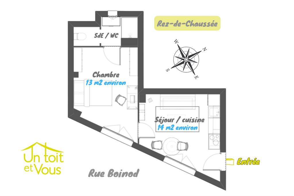 appartement 2 pièces en vente sur PARIS (75018)