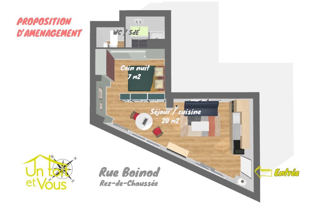 appartement 2 pièces en vente sur PARIS (75018)