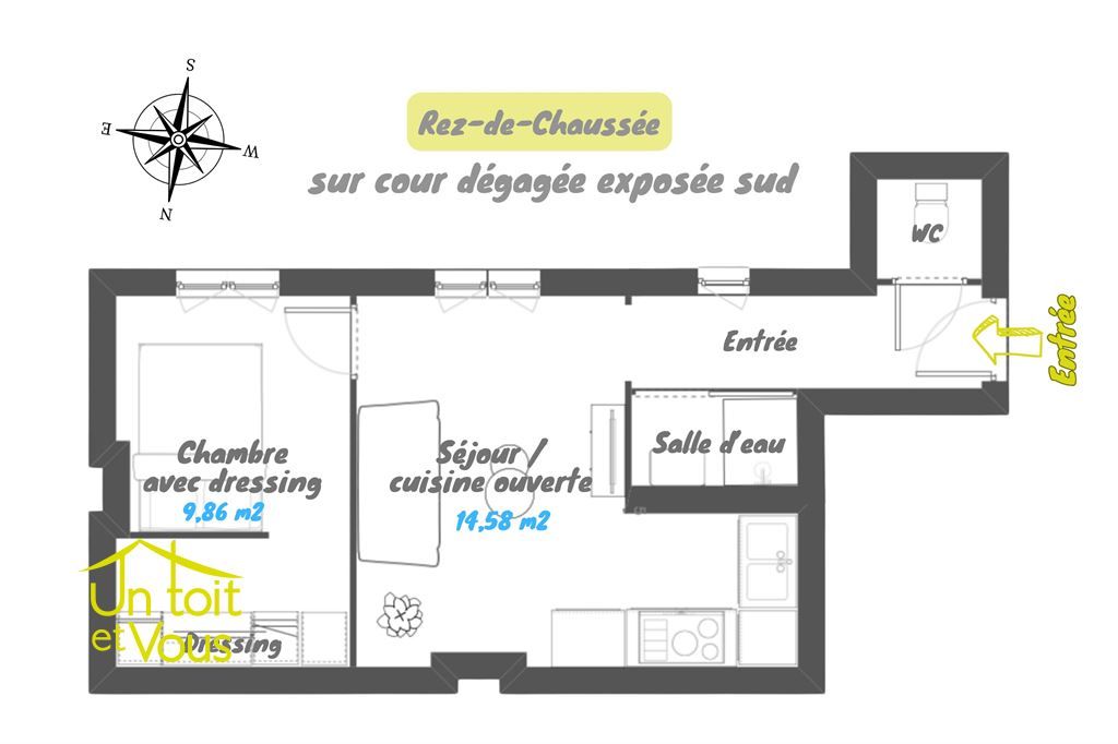 appartement 2 pièces en vente sur PARIS (75018)