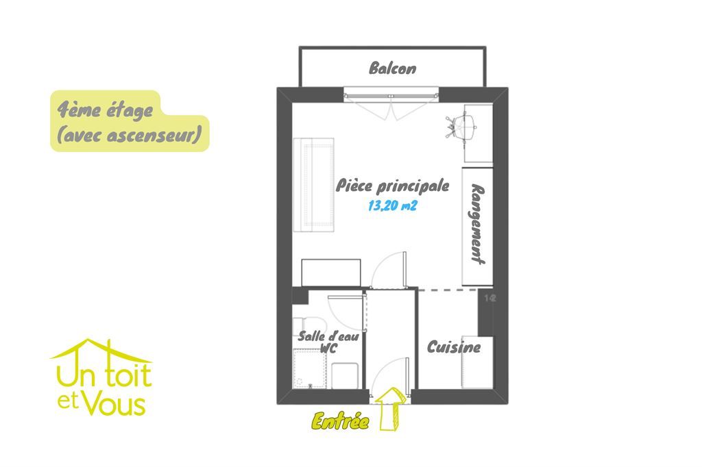 appartement 1 pièce en vente sur PARIS (75020)