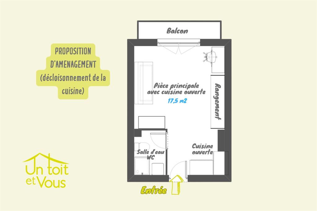 appartement 1 pièce en vente sur PARIS (75020)
