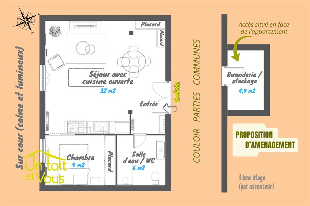appartement 2 pièces en vente sur PARIS (75010)