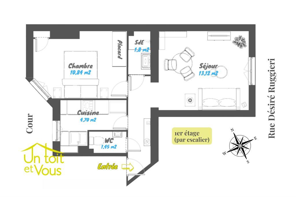 appartement 2 pièces en vente sur PARIS (75018)