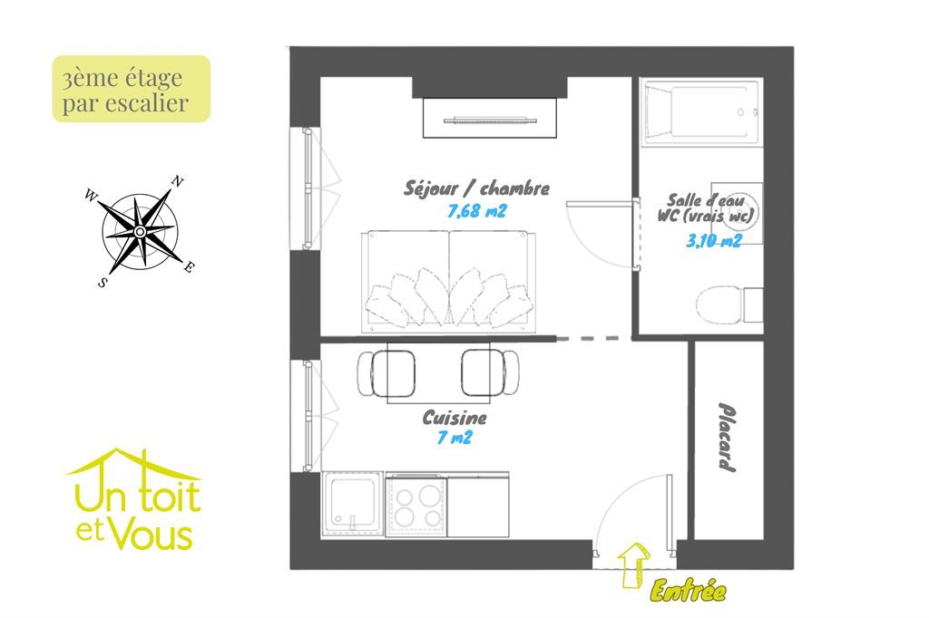 appartement 1 pièce en vente sur PARIS (75018)